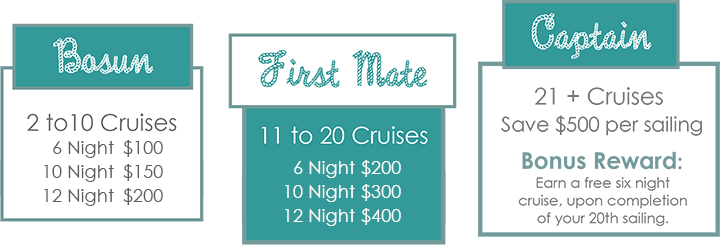 Love for Sail Cruise Rewards Program